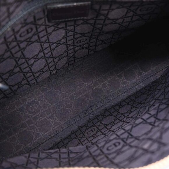 Christian Dior Light Blue Denim Lady Dior Cannage 2way Handbag - Picture 8 of 10